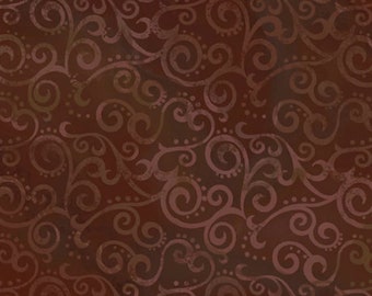 QT Fabrics 108 Backing 1899-24775-AT Ombre Scrolls