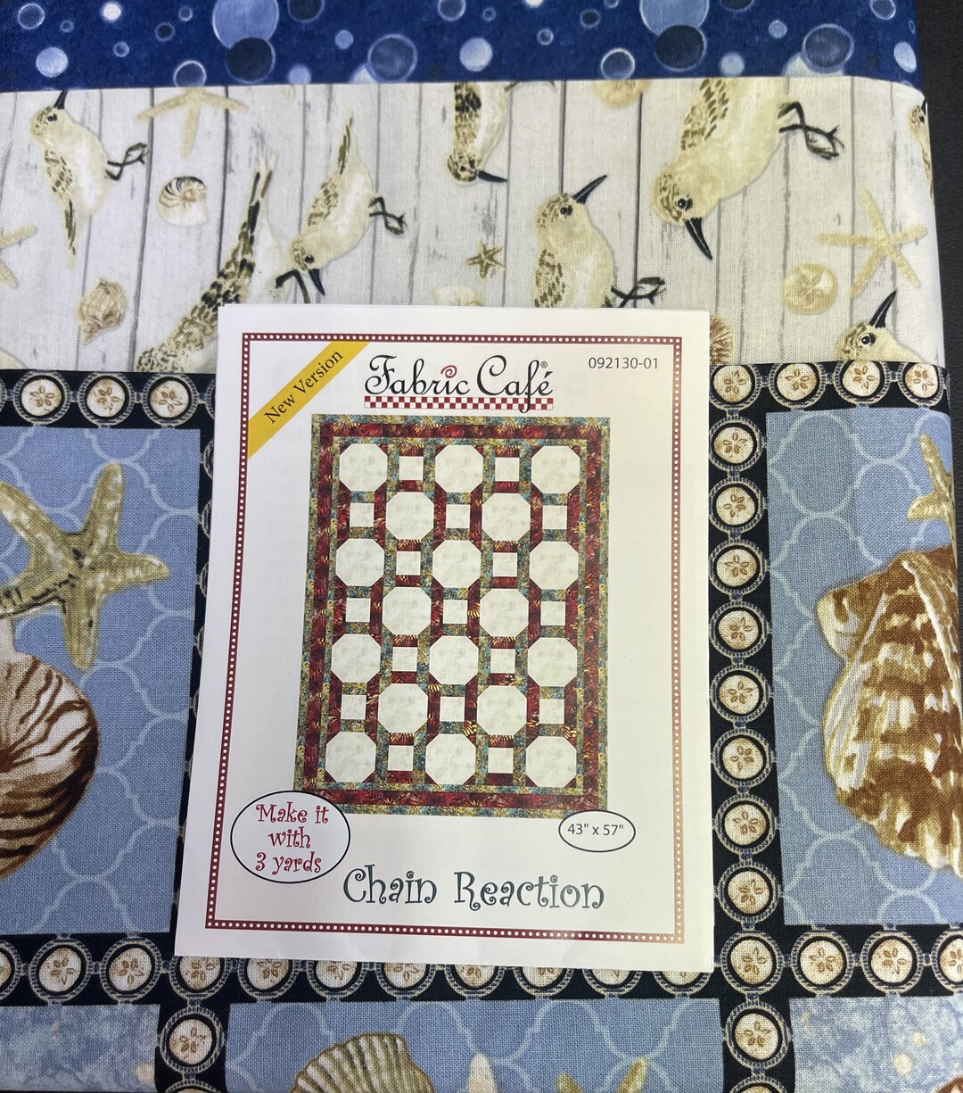 Fun and Easy Three Yard Quilt Kit Chain Reaction Etsy