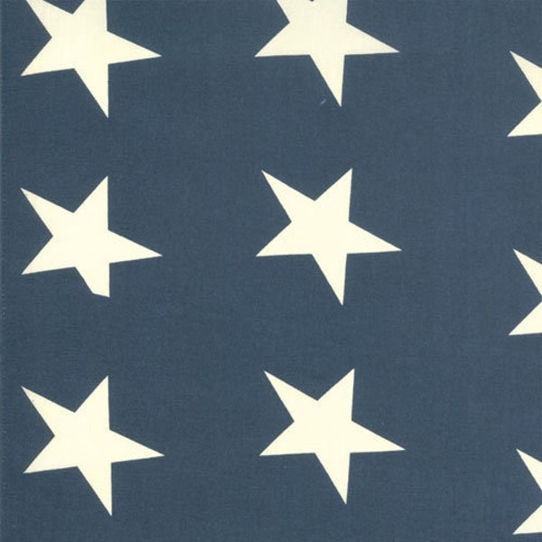 Moda Bar Harbor Navy Blue Star Bunting 19"