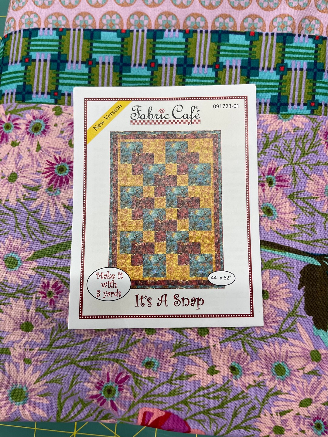 Fun and Easy Three Yard Quilt Kit Sew Quick Etsy