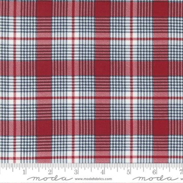 Moda Fabrics 55614 14 Stateside Plaid Apple Red