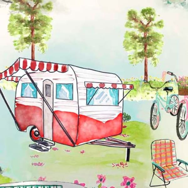 QT Tessuti Happy Camper 29514 E
