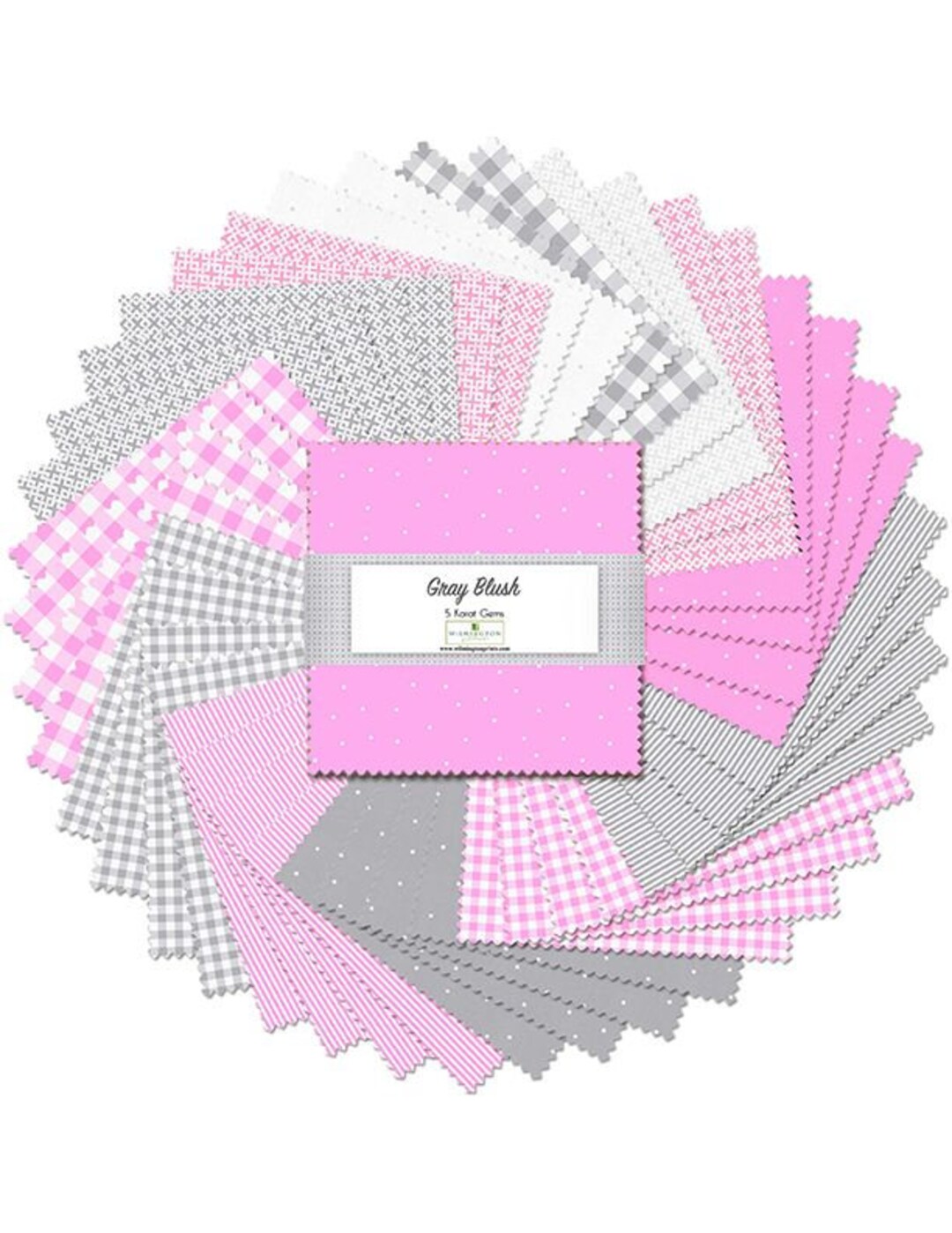 Wilmington Gray Blush 5 Karat Gem Etsy