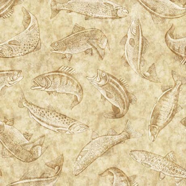 QT Fabrics Fish Tails Fish Blender Fish 30071E