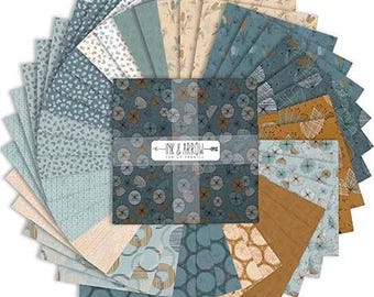 Quadrati da dieci pollici Wisps On The Wind di QT Fabrics