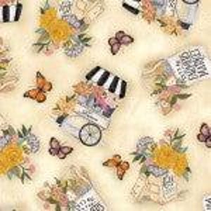 Michael Miller Fabrics Blumenmarkt DDC11825 Voller Freude