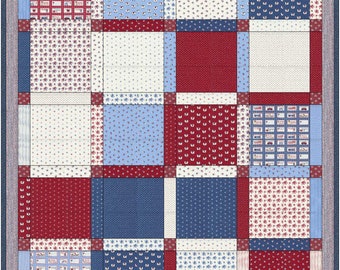 Moda Prairie Days パトリオティック ナインパッチ キルトキット