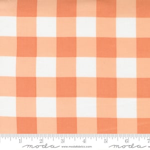 Moda Cozy Up Buffalo Check Orange 29125 12