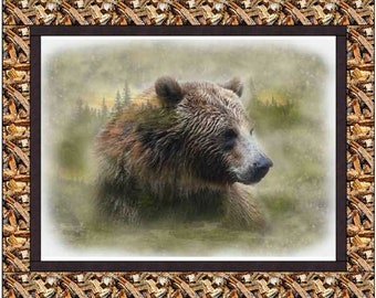 Grizzly Bear Quilt Kit