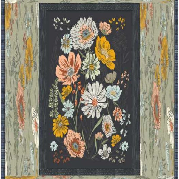 Moda Woodland Wildflower Panel Kit