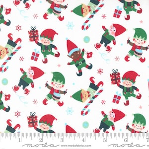 Moda Fabrics Hello Holidays Snow 35371 11 Moda