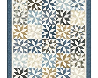 Moda Fabrics Decorum Basic Grey Breeze Way Quilt Kit