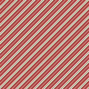 Clothworks Y4123-82 Gingerbread Christmas Stripes 100