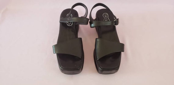 90s Free Lance Paris Platform Sandals Size 7 US -