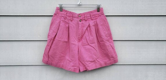 hot pink high waisted jeans