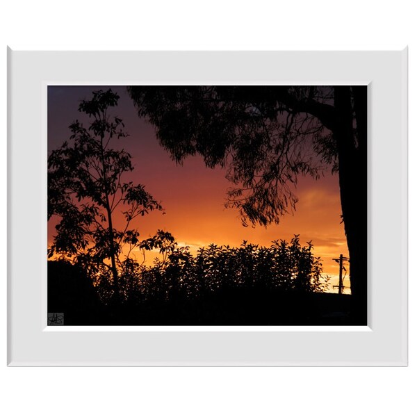 Digital Photo - Ombre Dawns 2 - Sunrise Dawn Nature Silhouette Morning