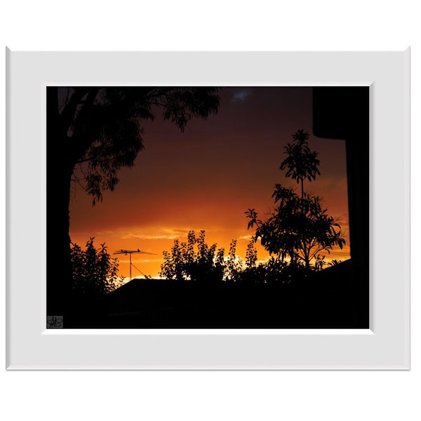 Digital Photo - Ombre Dawns - Sunrise Dawn Nature Silhouette Morning