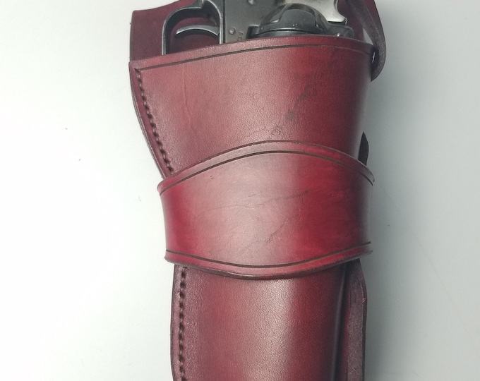 Cherry Leather Holster for .22LR Heritage Rough Rider / Ruger Single