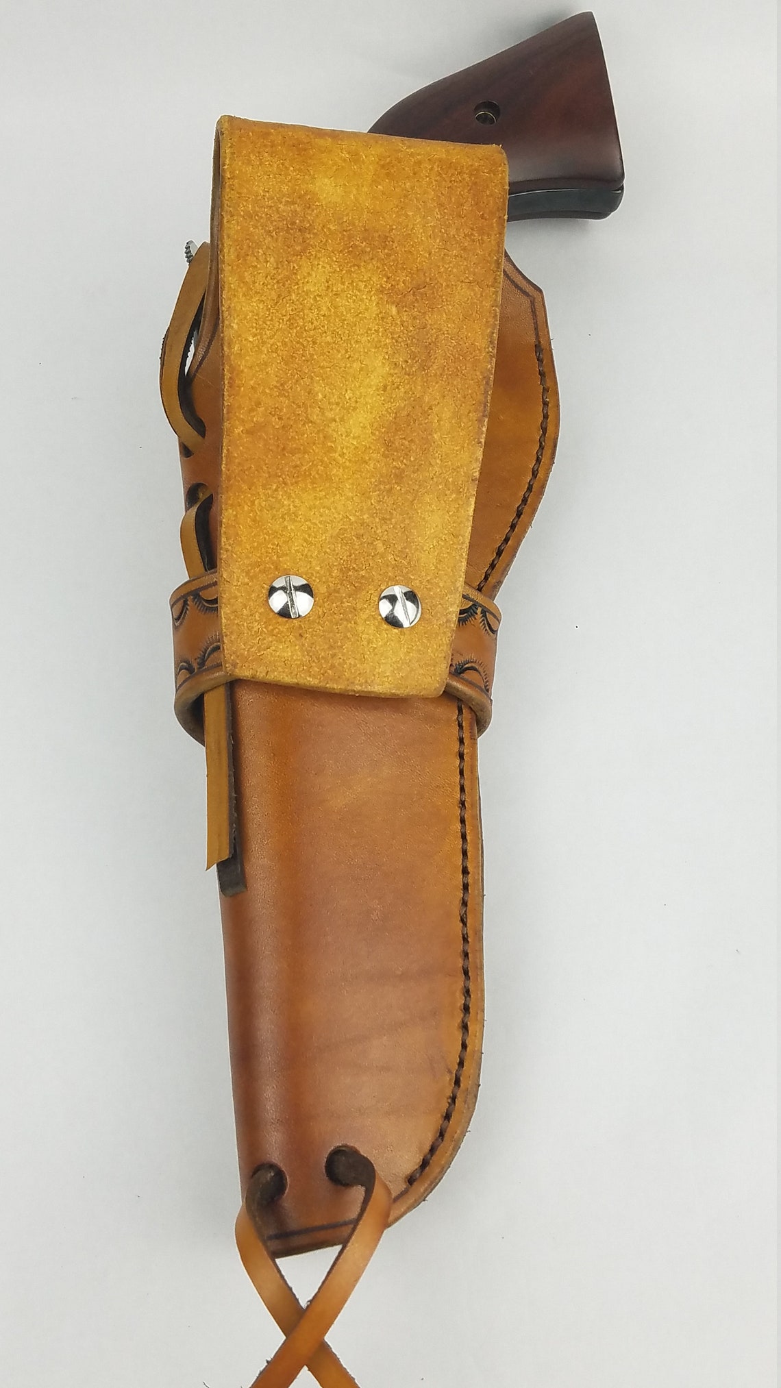 Buckskin Leather Holster for Heritage Rough Rider 22 LR/ Ruger Etsy