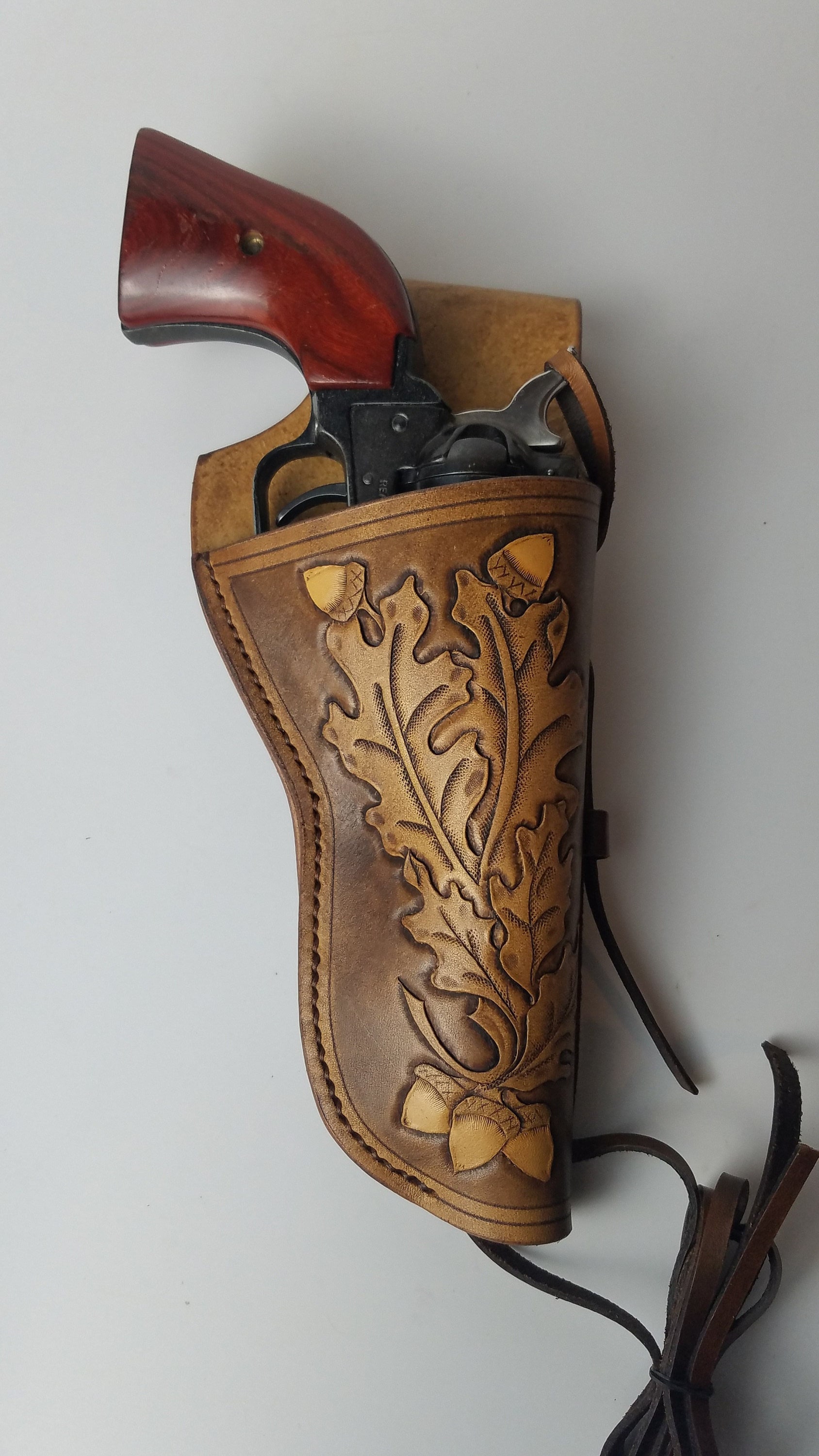 Western Leather Drop Holster Fits Colt 45 SAA Ruger Vaquero Heritage Rough  Rider Uberti Pietta Traditions EMF 1873 
