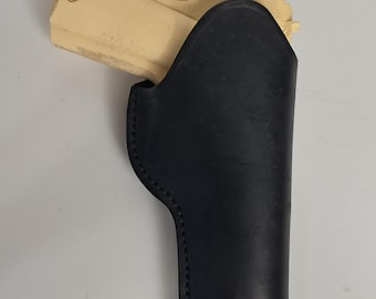 1911 Black Leather Holster 5 inch barrel