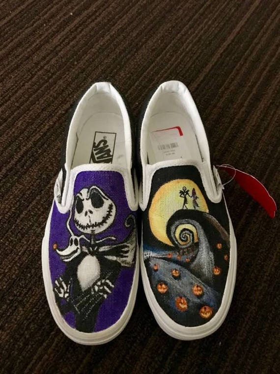 Nightmare Before Christmas Shoes | Etsy