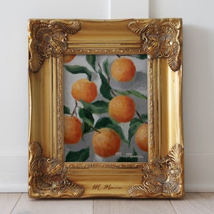Orange Cravings, Painting by M. Marcia | Fine Art Print