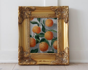 Orange Cravings, Painting by M. Marcia | Fine Art Print