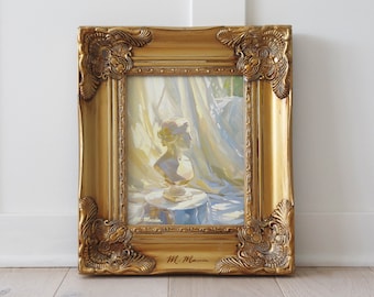 Sunlit Greek Bust Painting by M. Marcia | Fine Art Print