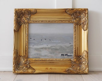 Foggy Coast, Oil Painting by M. Marcia | Fine Art Print