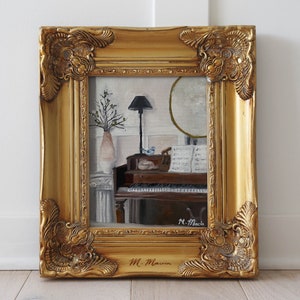 Upright Piano Painting by M. Marcia | Fine Art Print