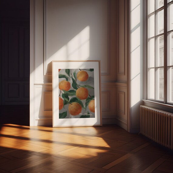 Orange Cravings, Painting by M. Marcia | Fine Art Print - Etsy