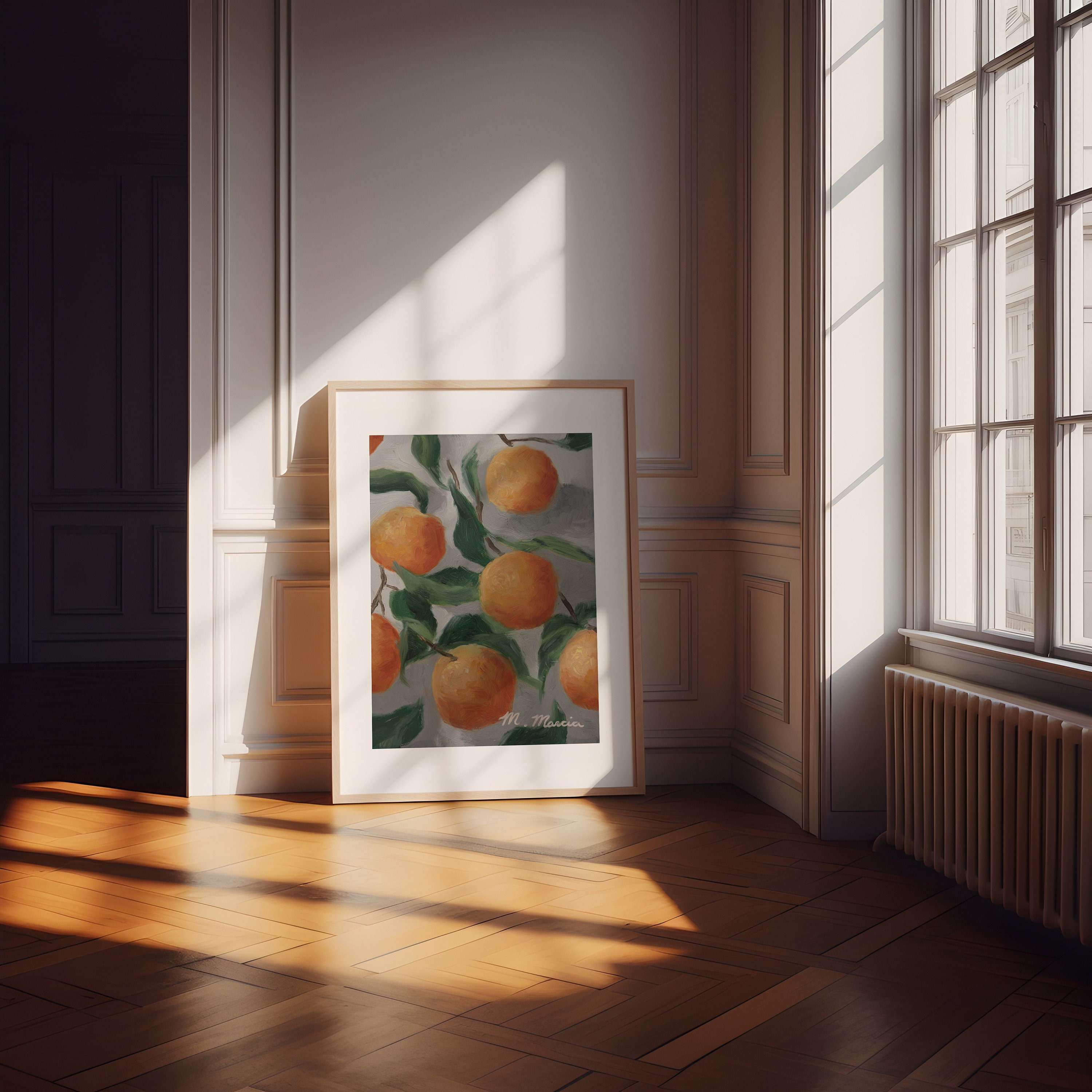 Orange Cravings, Painting by M. Marcia | Fine Art Print - Etsy