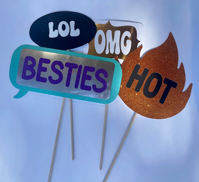 Photo Booth Props - Reunion Theme Examples - Etsy