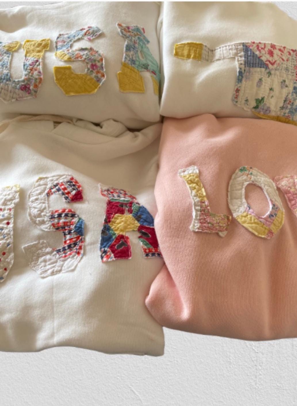 Hoodie, Sweat Shirt or T shirt with applique