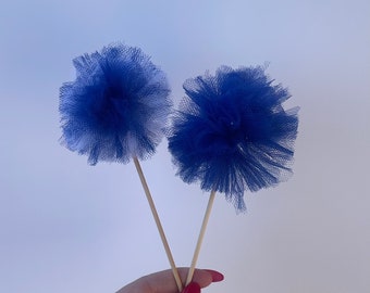 Tulle Pom Pom on Stick