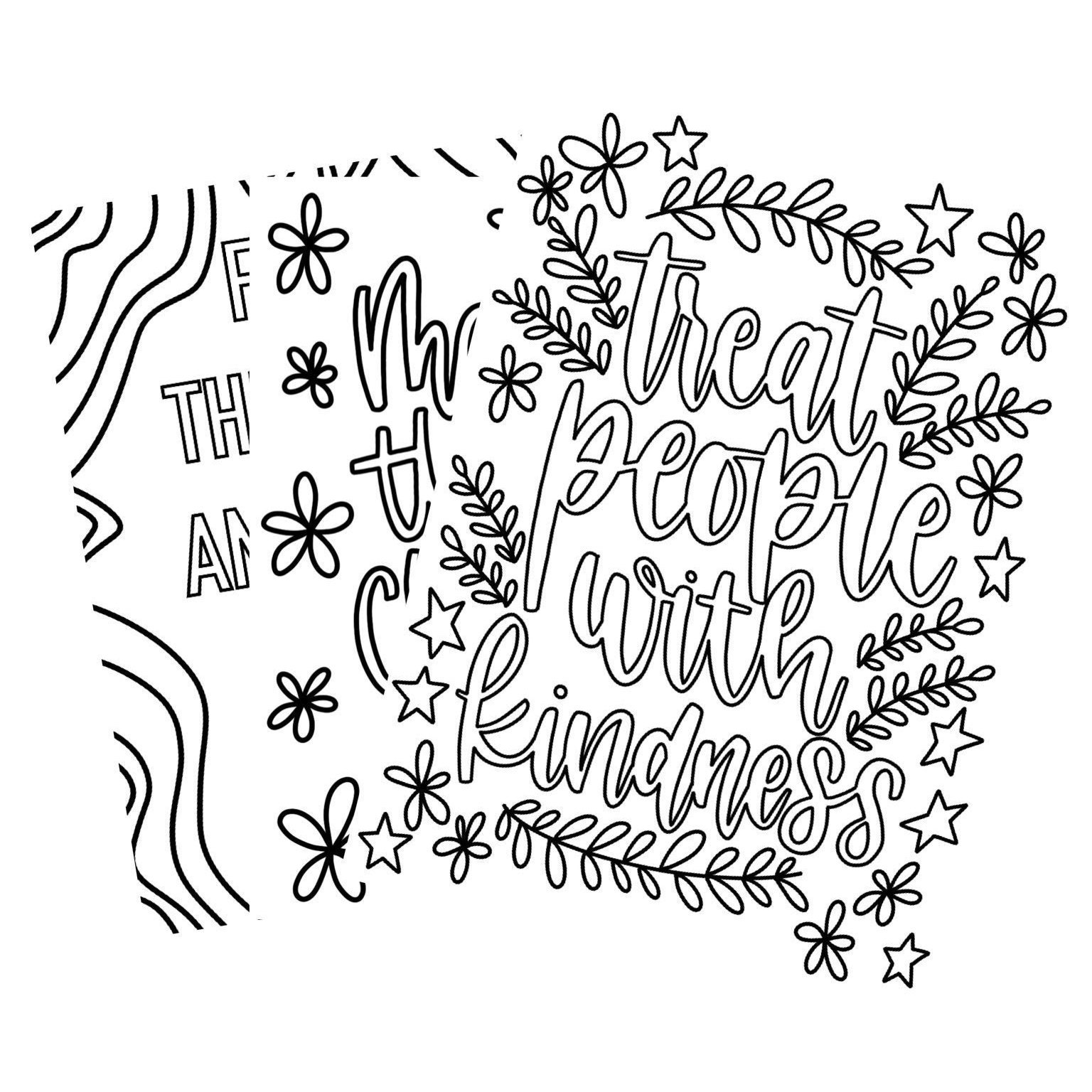 Three Coloring Page Pack 2 | Etsy