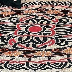 Nappe / Tapisserie Coton Celtic Knot Motif Tournesol Floral - Taille Full (88x104 Pouces) - Neuf