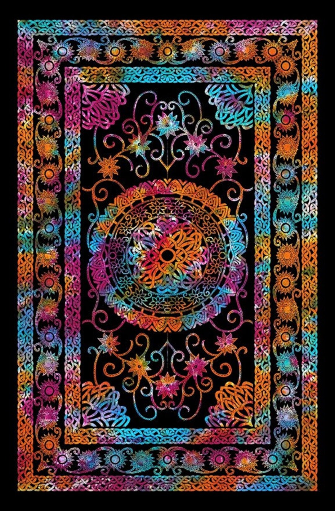 Sunflower tie dye tapestry sale