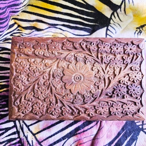 FLAWED Flower Floral Wood Celtic Box Set, Irish Wooden Box, Welsh Keepsake, Hand Engraved Magic, Witch Tarot Card, Wiccan, Pagan, Sm, Med, L