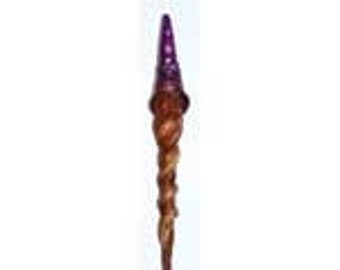 Wizard Magical Wand 9 1/2", Purple Hat, Birthday Gift for Him, Fantasy Gifts, Home Decor