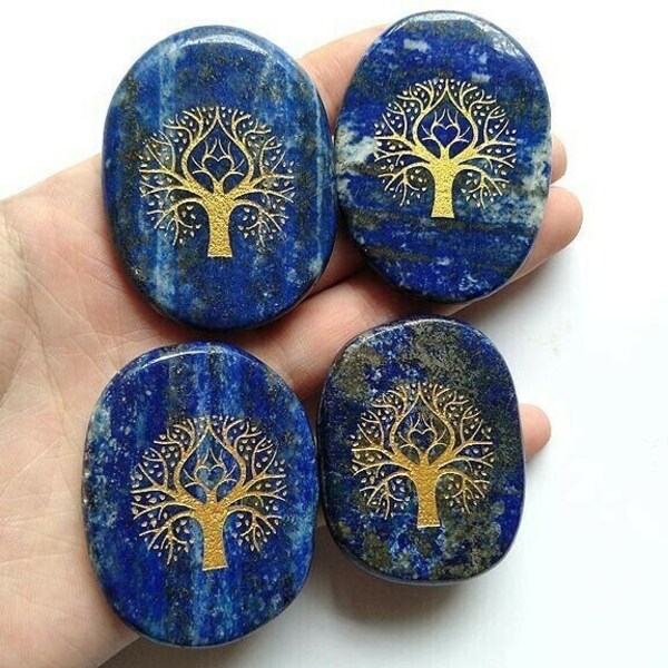 Tree of Life Lapis Pocket Palm Bra Stones Wicca Pagan Wiccan Spells Rituals Birthday Gifts