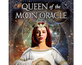 Queen of the Moon Oracle Cards with Guidebook