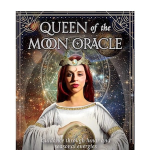 Queen of the Moon Oracle Cards with Guidebook