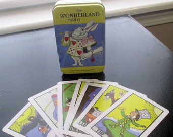 Wonderland Tarot Deck and Tin With Booklet