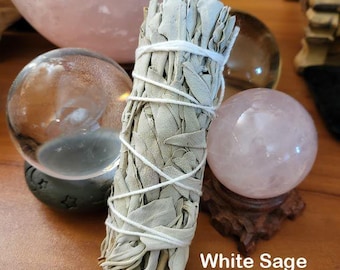 2pk White Sage Sticks, Smudge Sticks for Home Meditation Cleansing