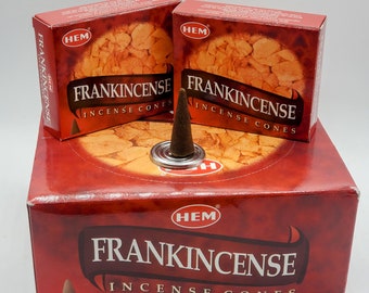 Frankincense Incense Cones, Cleansing, Saging, Smudging, Wiccan, Pagan Gifts Home Decor Christmas Herbs