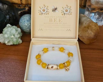 Honey Bee Bracelet w Gift Box