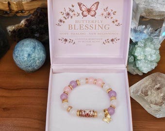 Butterfly Bracelet w Gift Box