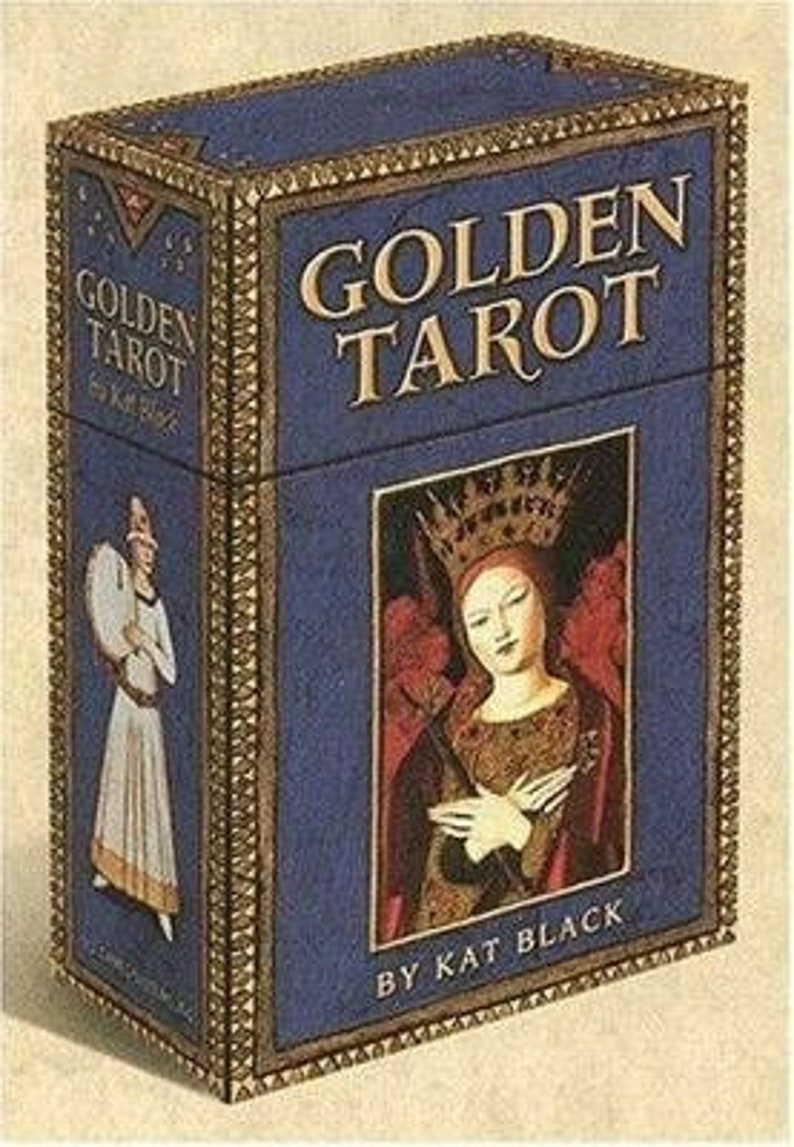 Golden Tarot Deck and Book by Kat Black image 2